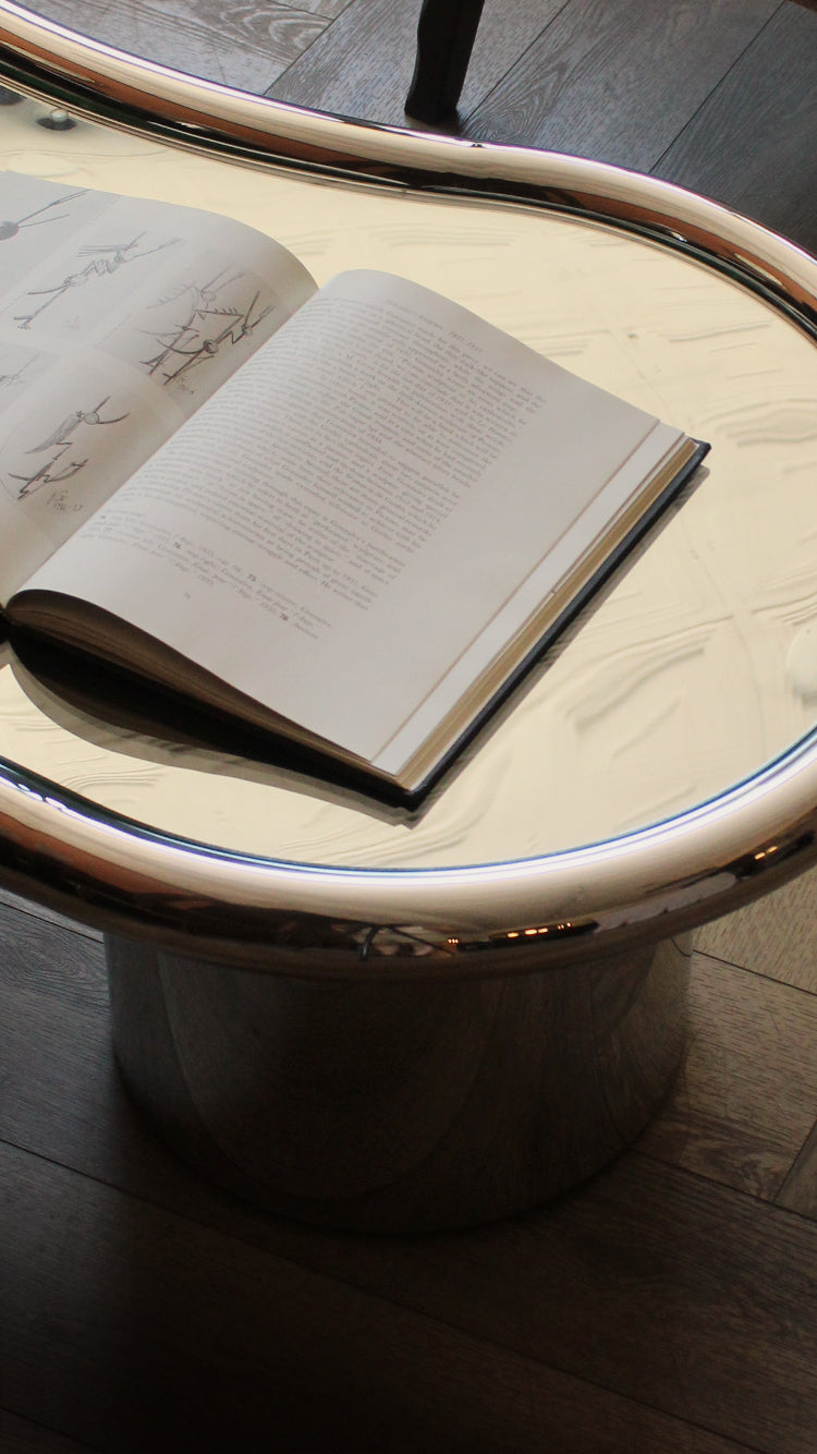 Espino Chrome Coffee Table