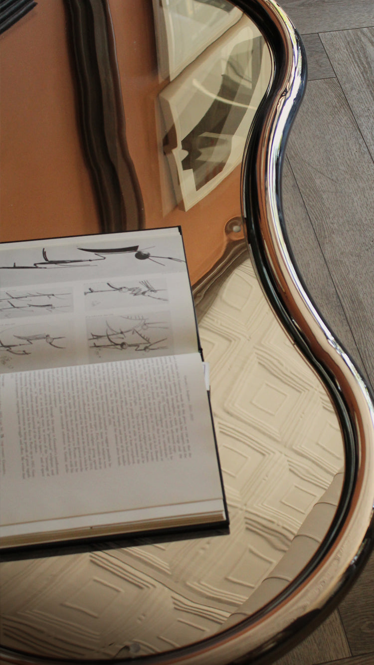Espino Chrome Coffee Table