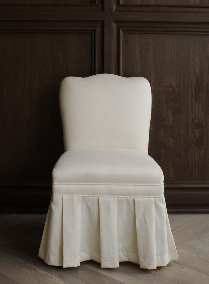 Vintage Skirted Side Chair