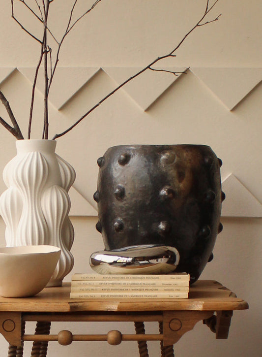 Tunisian Polished Clay Pot