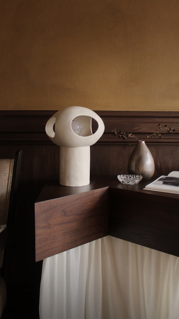 Fumasse Stoneware Table Lamps