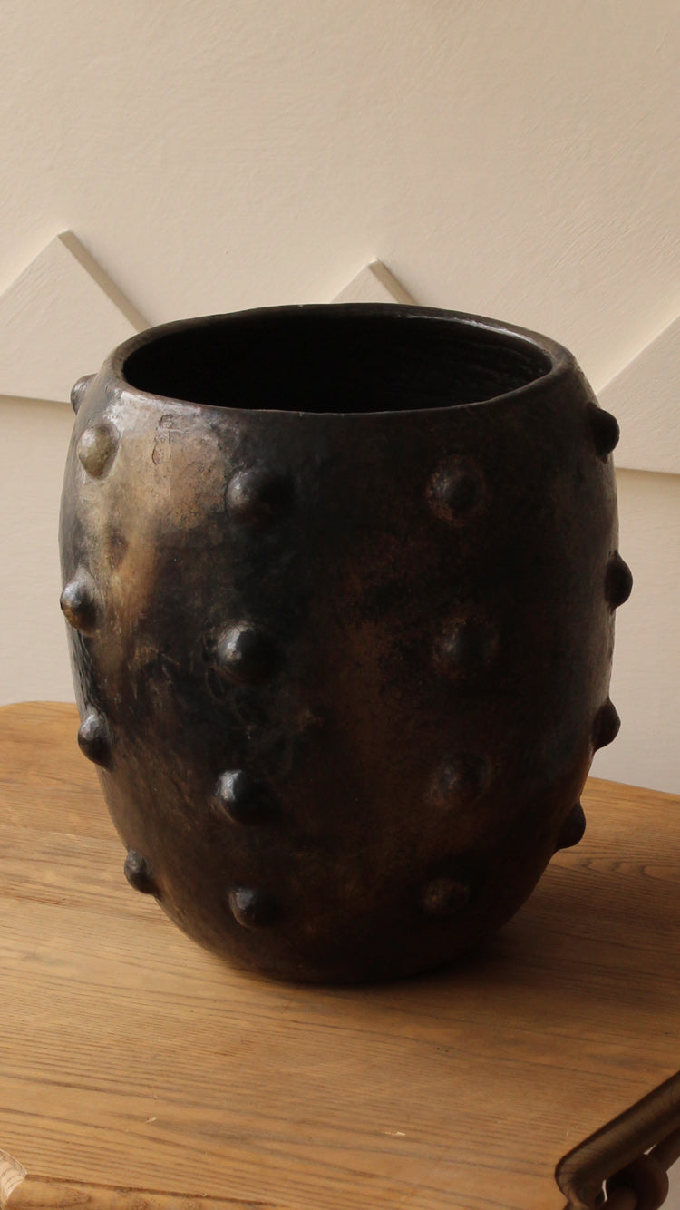Tunisian Polished Clay Pot