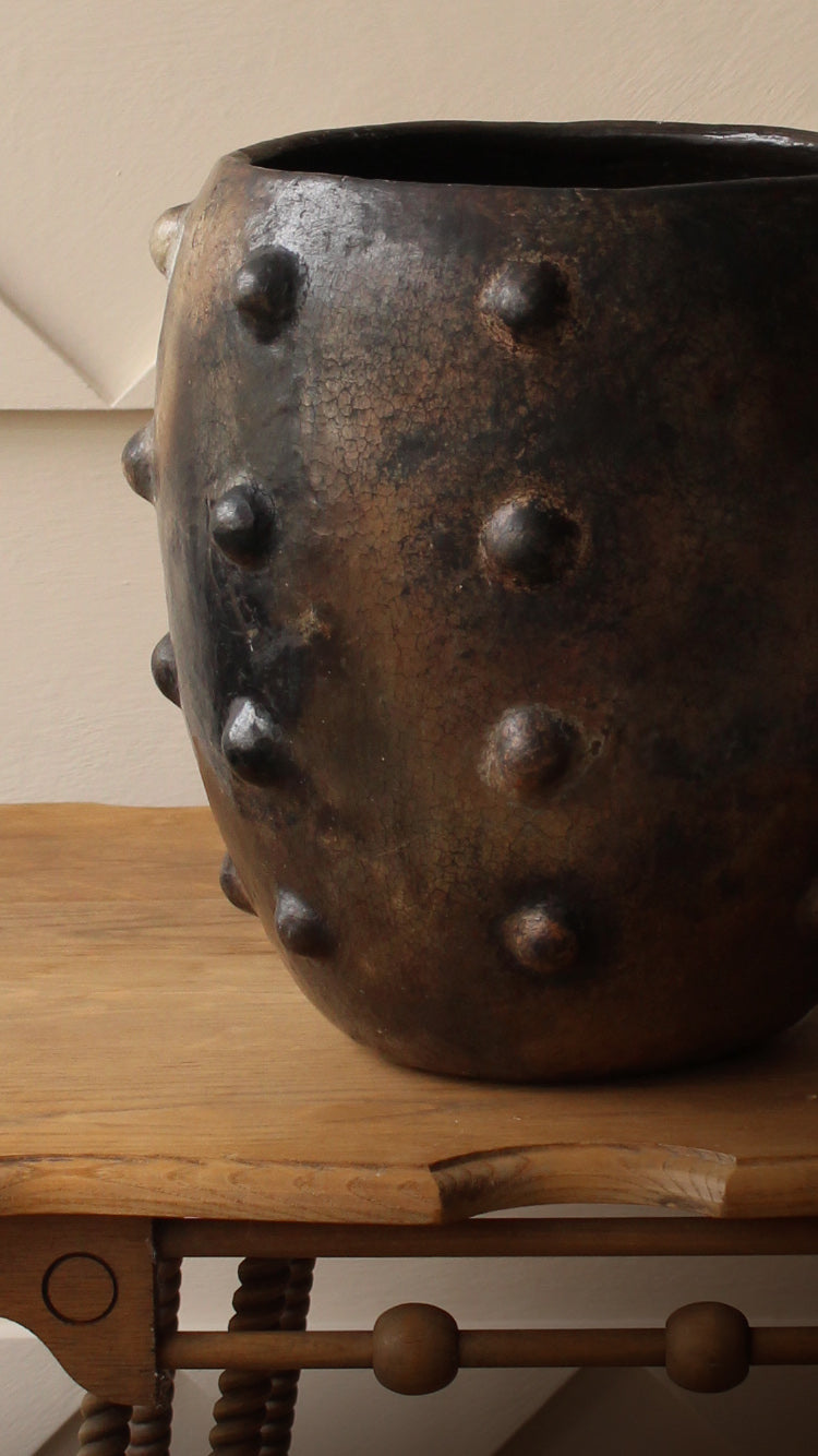 Tunisian Polished Clay Pot