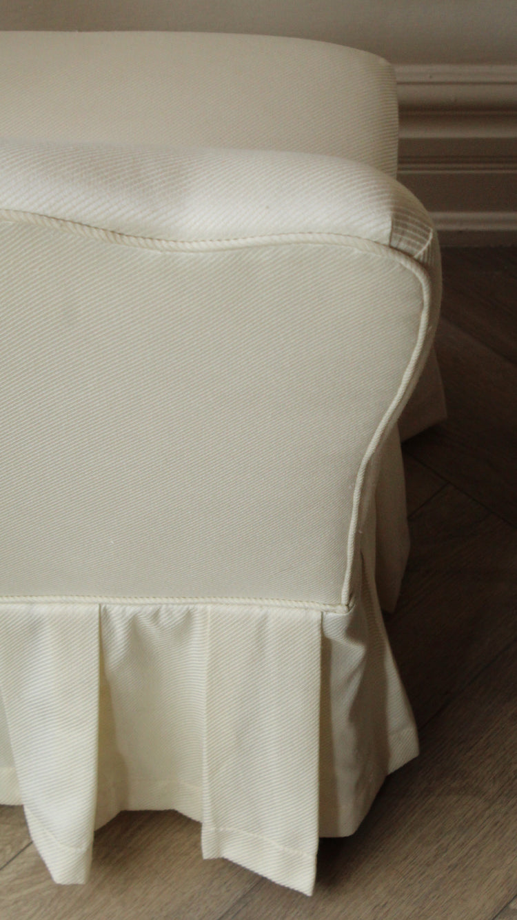Vintage Skirted Side Chair