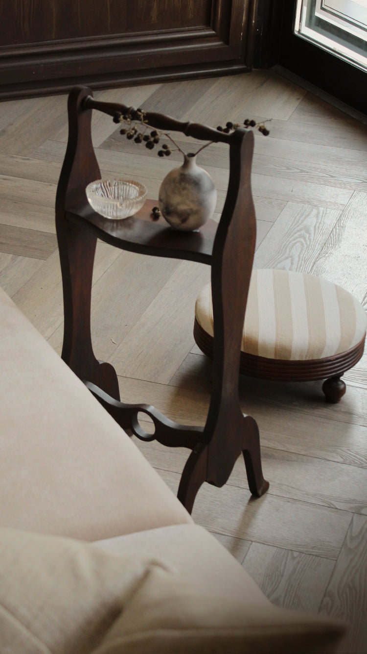 Vintage Smoking Stand Accent Table