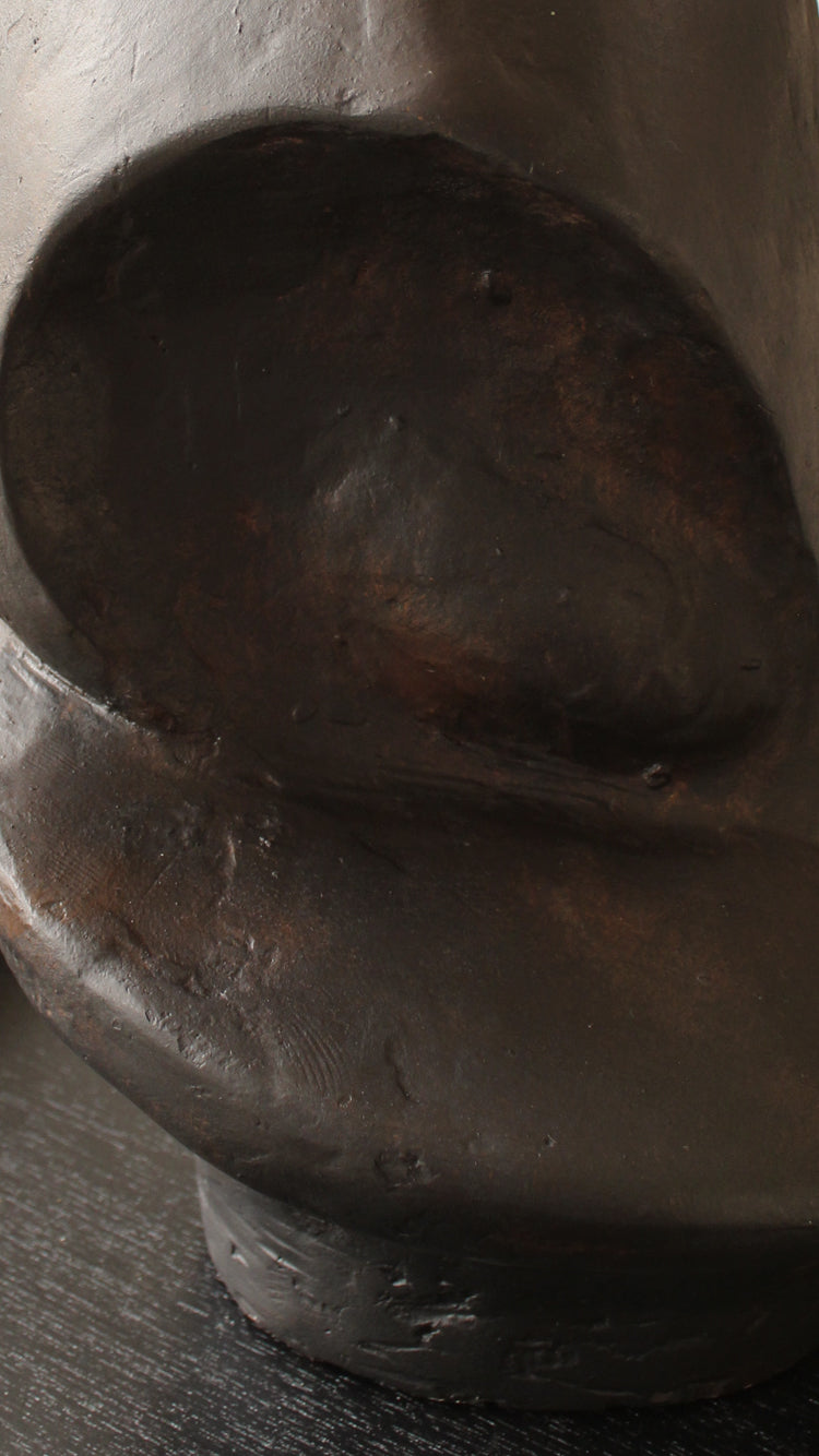 Vintage Abstract Plaster Sculpture