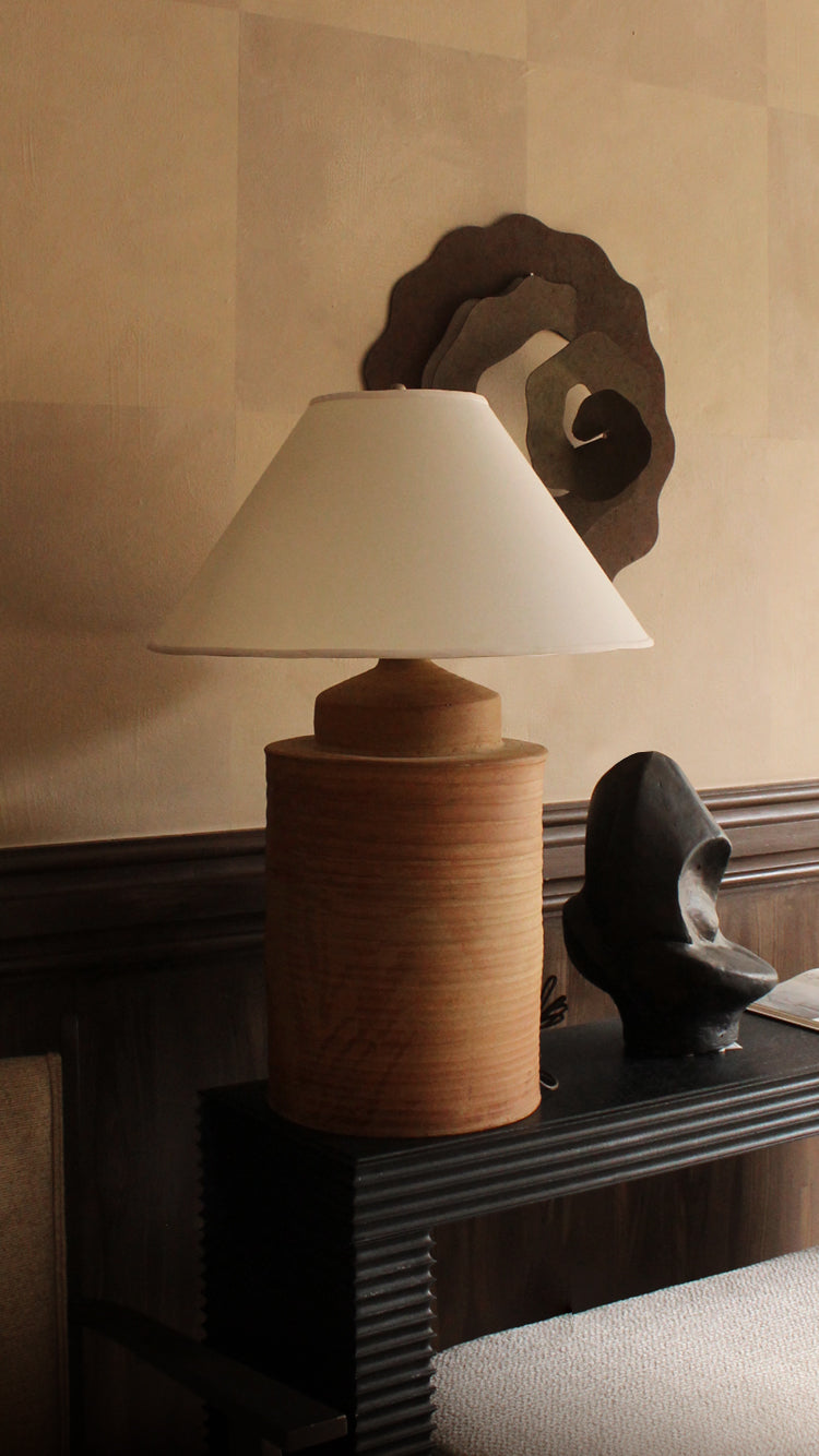 Large Vintage Studio Pottery Table Lamp