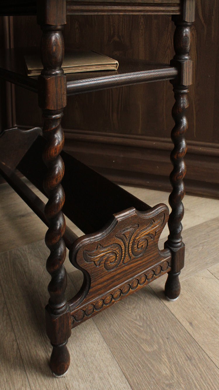 Vintage English Barley Twist Table