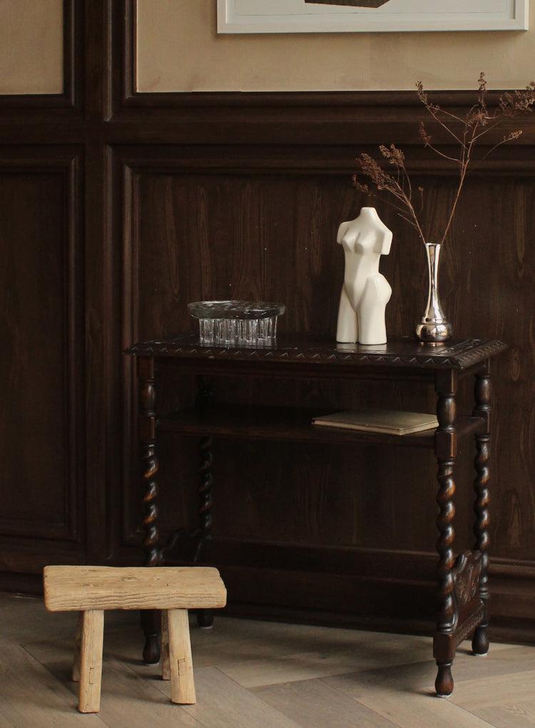 Vintage English Barley Twist Table