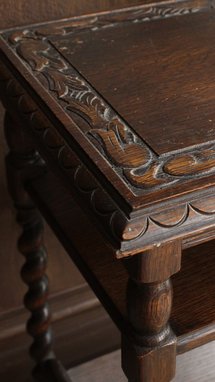 Vintage English Barley Twist Table