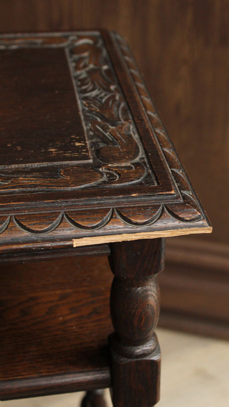 Vintage English Barley Twist Table
