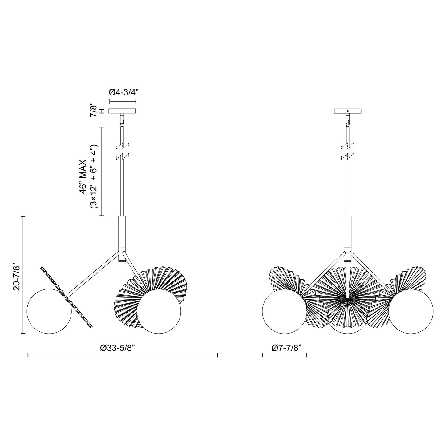 Palos Ceiling Light