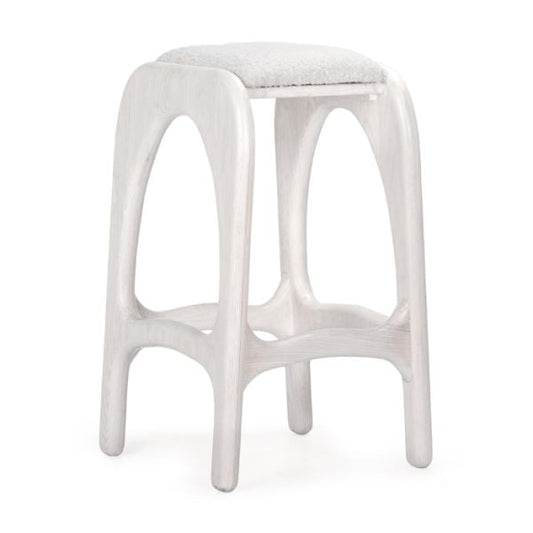 Liano White Stool