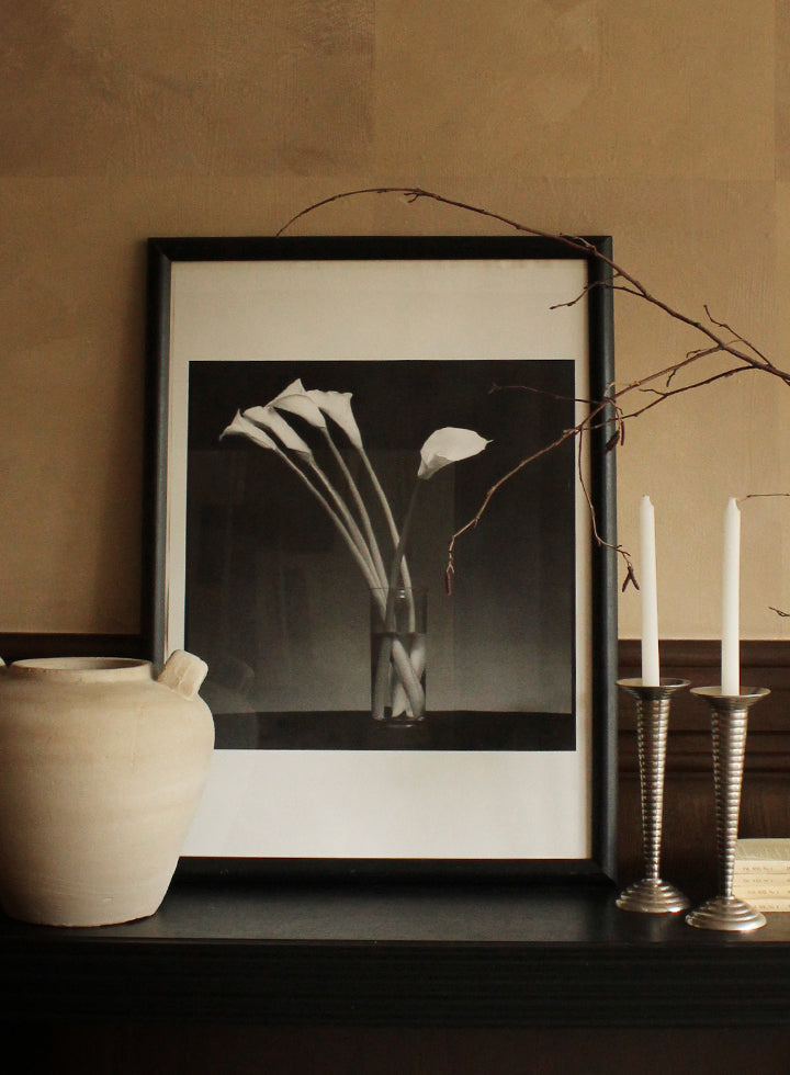Vintage 'Arums' Framed Print by Pierre Michaud