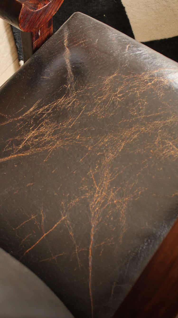 Vintage Distressed Leather Chair