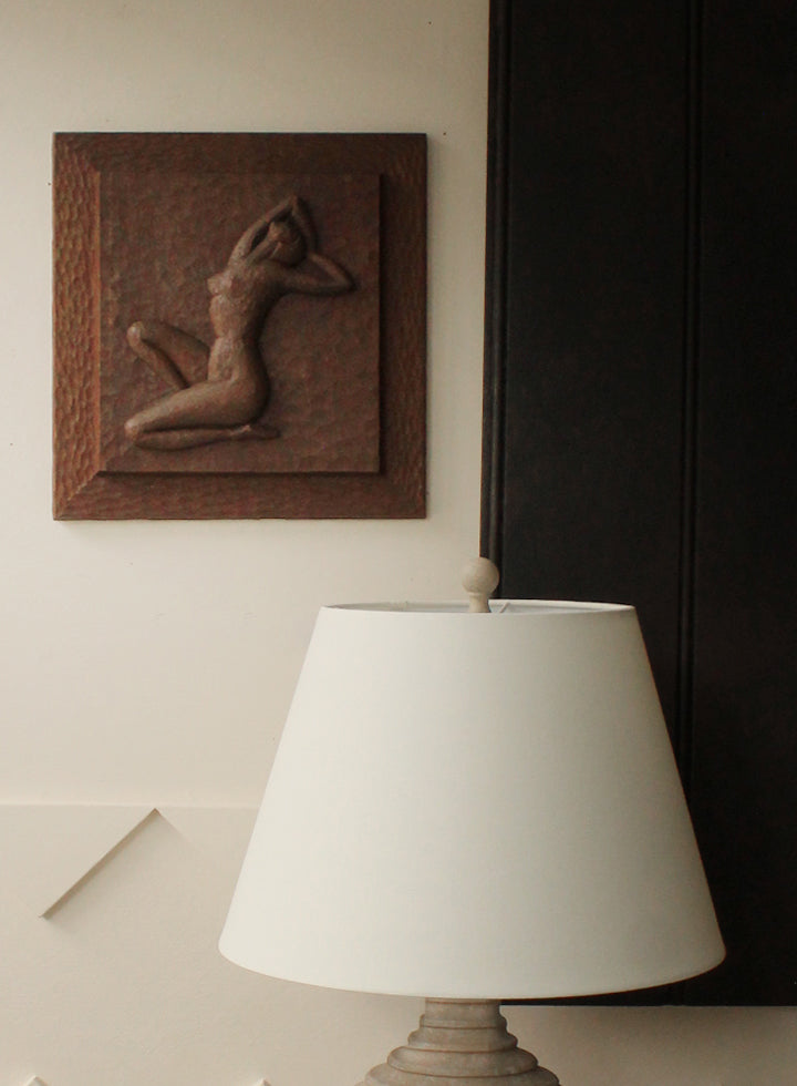 Vintage Carved Wooden Nude Wall Hanging