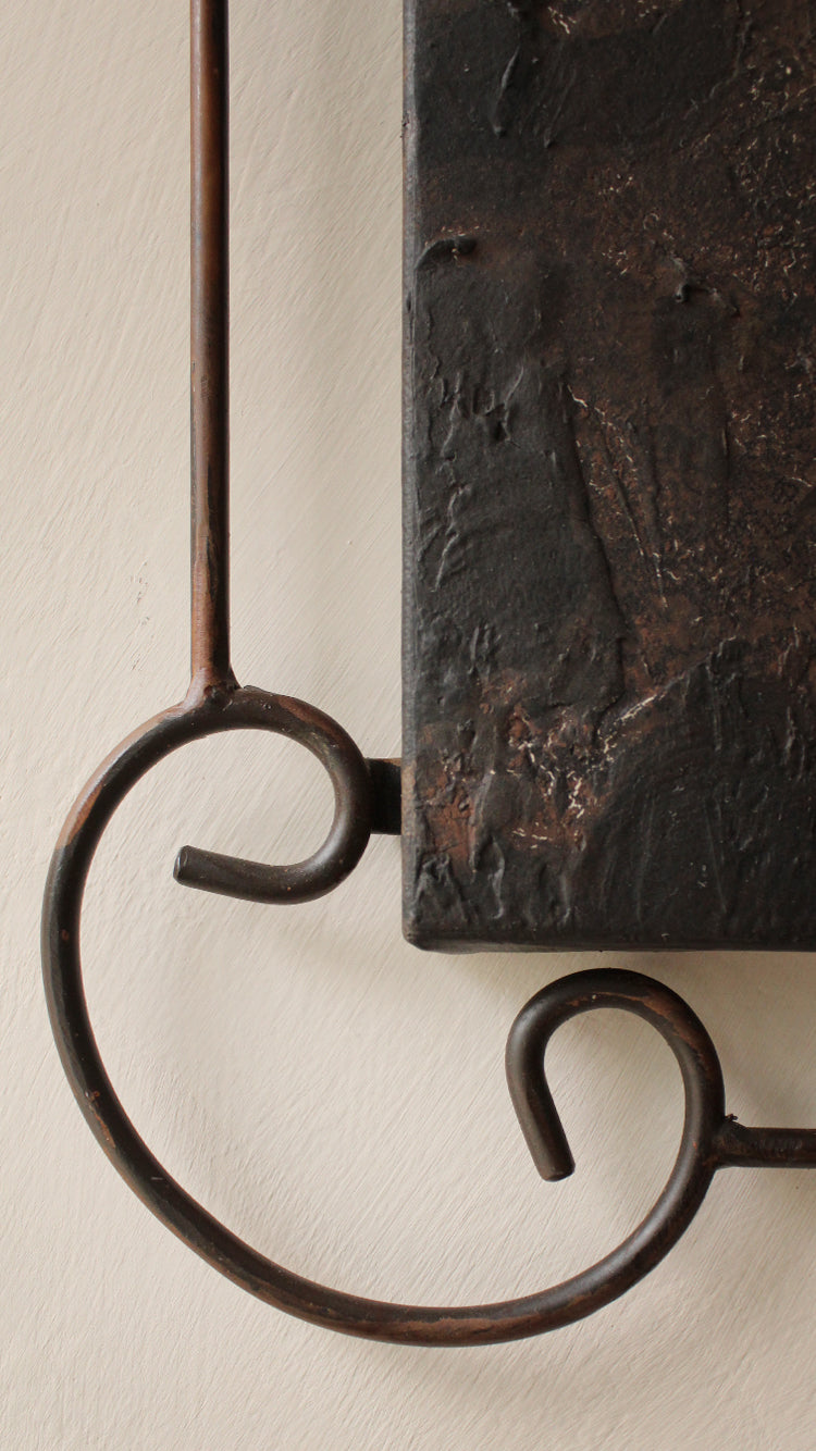Abstract Painting in Metal Frame