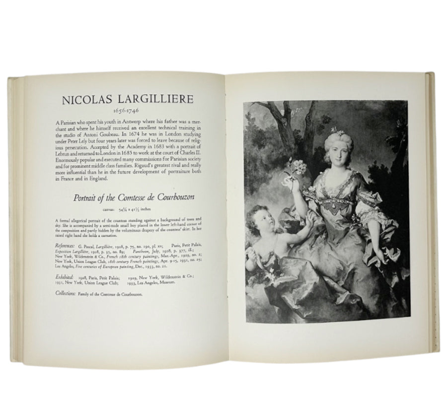 French XVIII th Century Paintings 1948 Hardcover