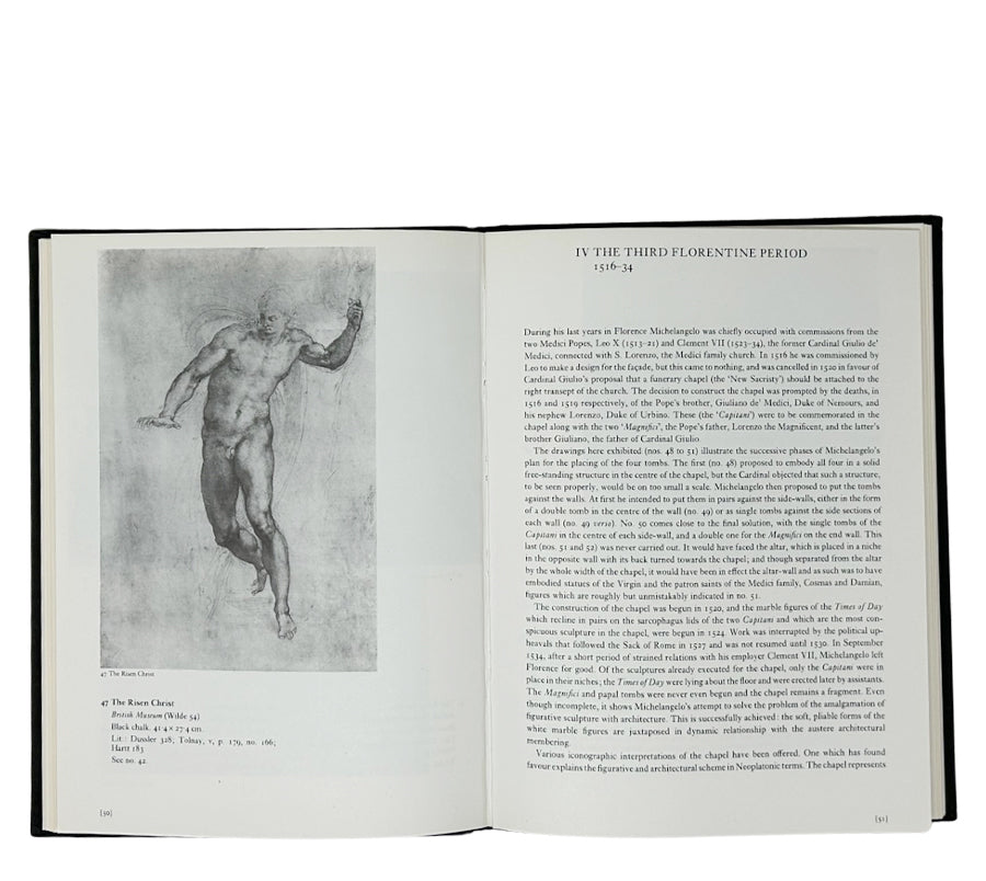 Drawings By Michelangelo 1975 Hardcover