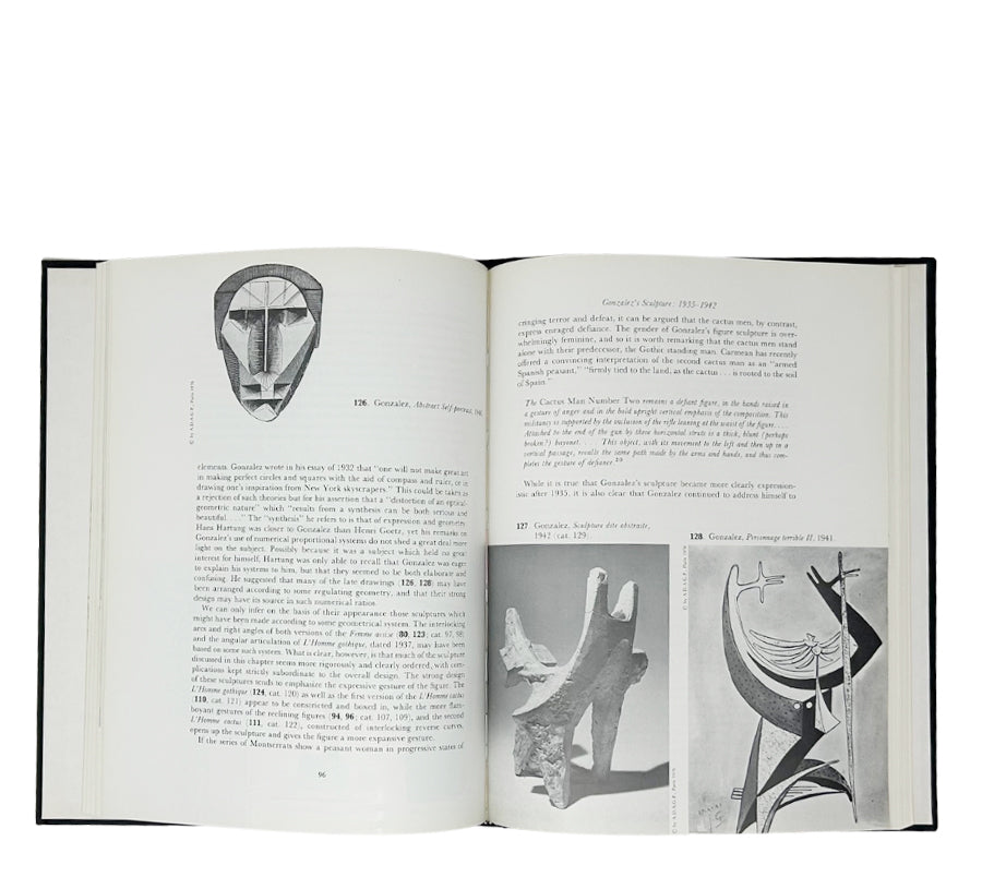 Julio Gonzales Sculpture in Iron 1978 Hardcover