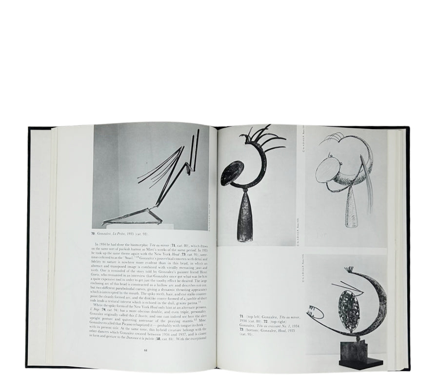 Julio Gonzales Sculpture in Iron 1978 Hardcover