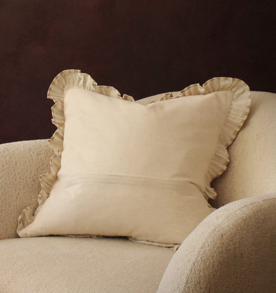 Palmeiras Cotton Striped Pillow Cover