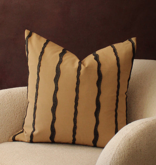 Miralde Striped Pillow Cover
