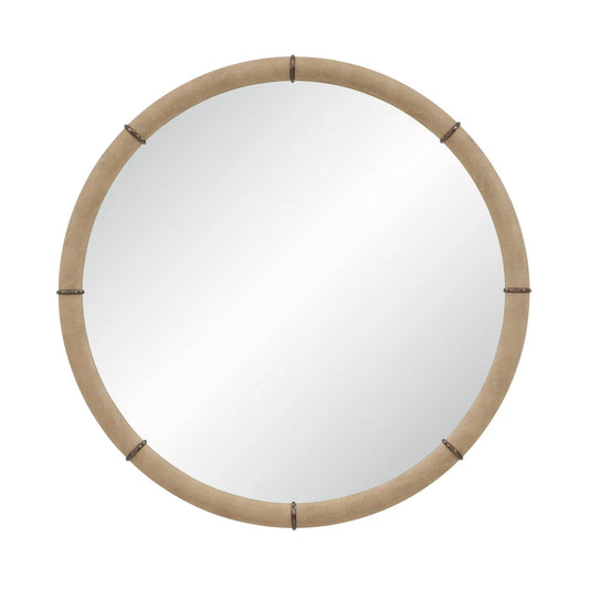 Potiniere Faux Shagreen Mirror