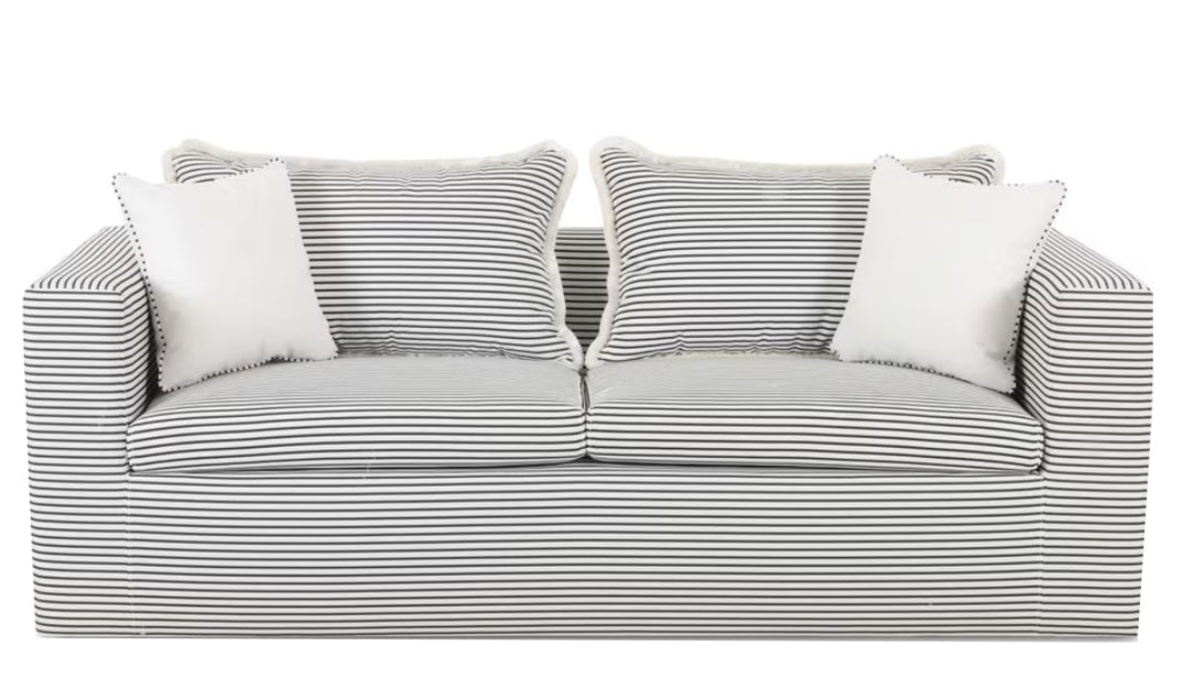 Brambois Striped Outdoor Sofa