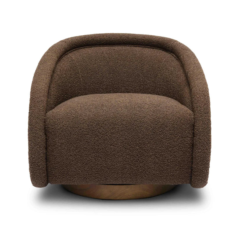 Rory Performance Boucle Swivel Accent Chair
