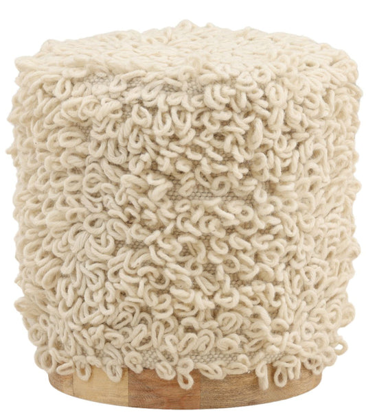 Salit Wool Ottoman