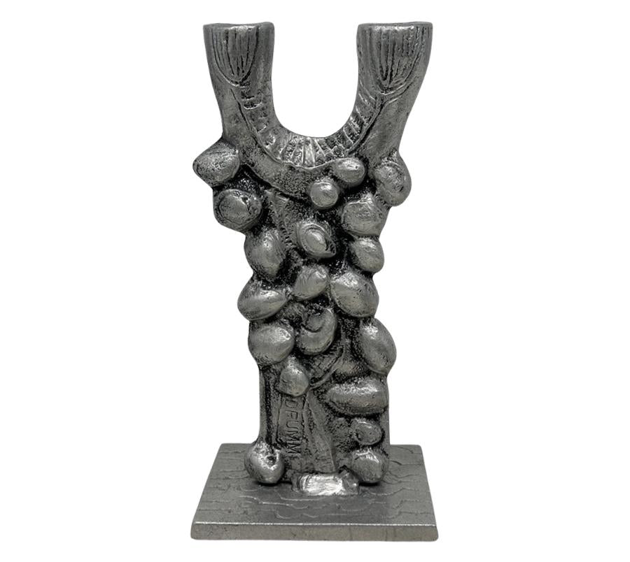 Vintage Cast Aluminum Candle Holder