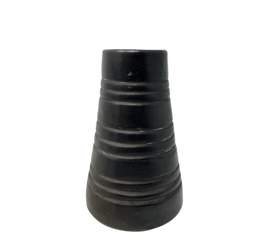 Vintage Oaxaca Black Clay Vessel
