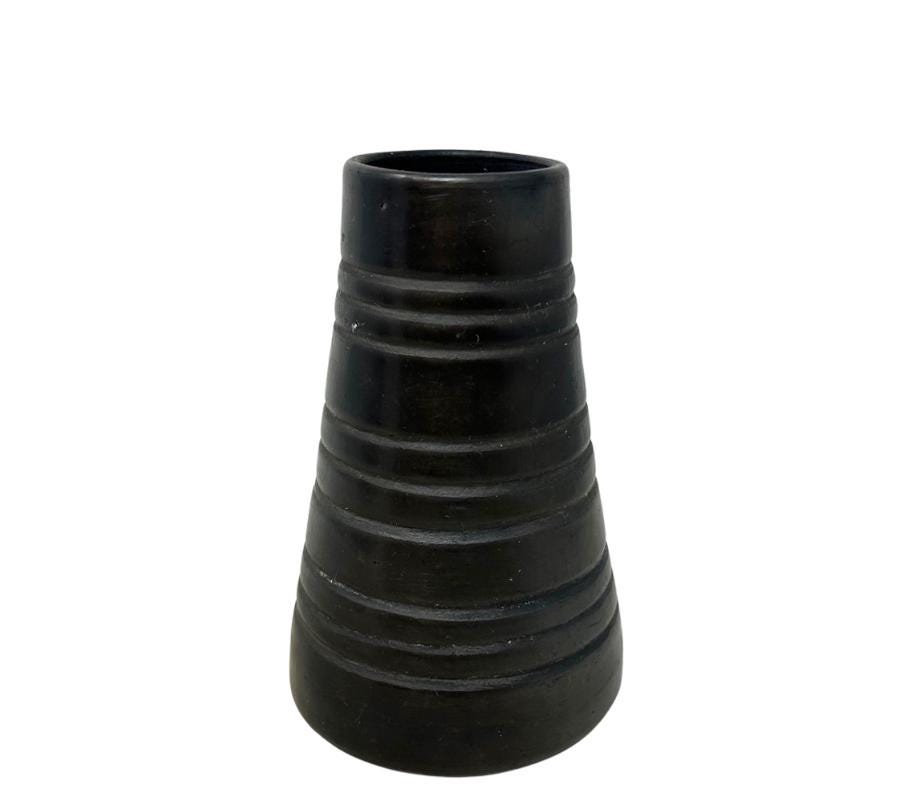 Vintage Oaxaca Black Clay Vessel