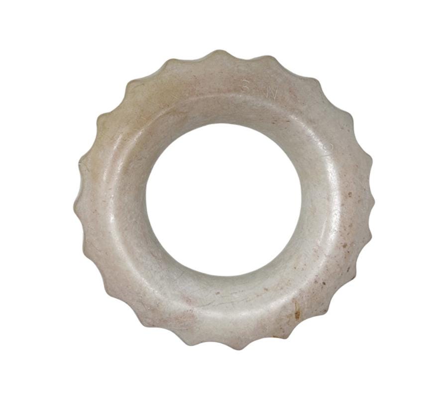 Vintage Carved Stone Pansy Ring