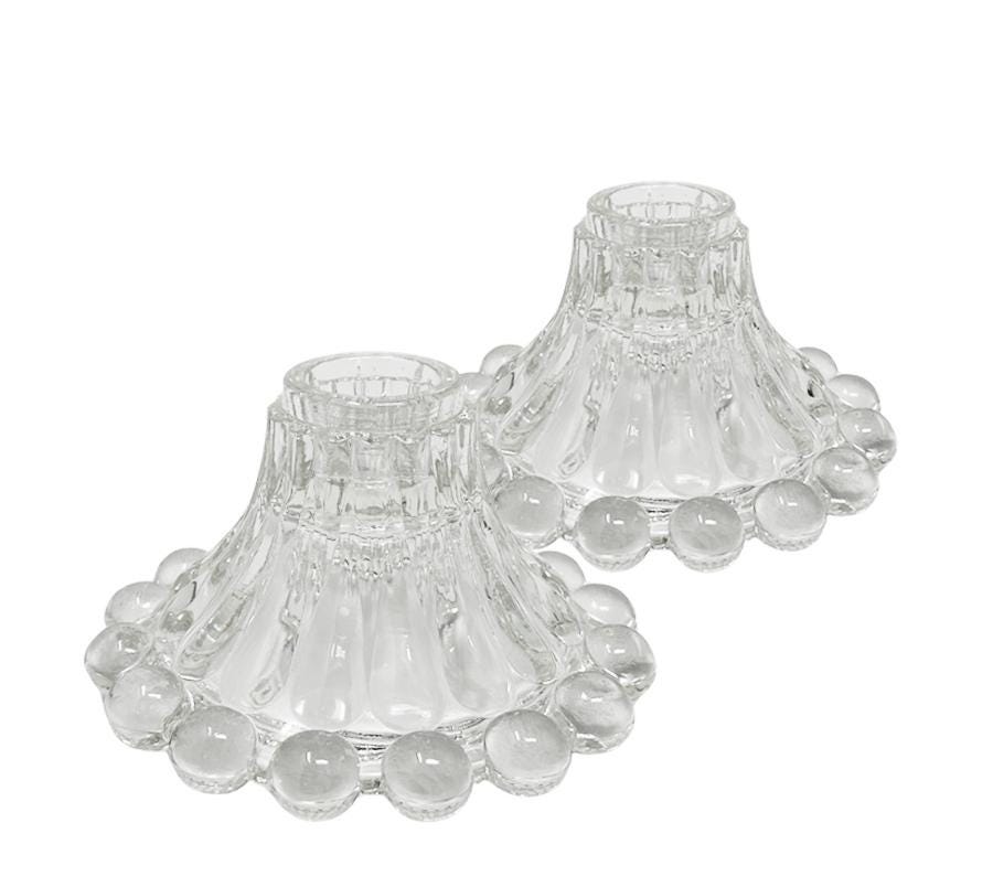 Vintage Spherical Base Candle Holders