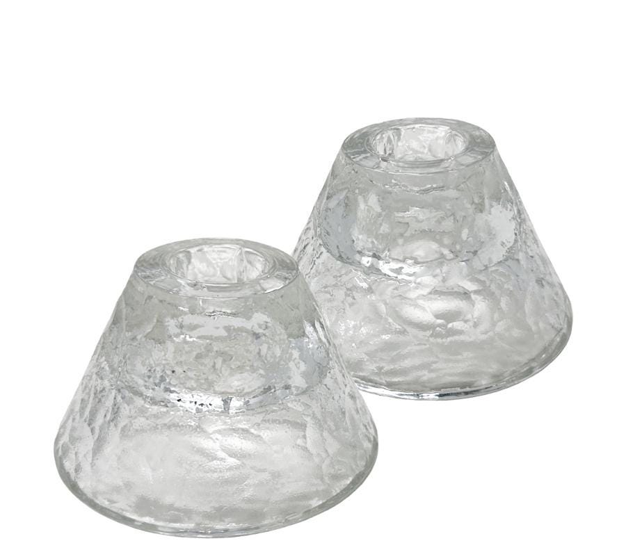 Pair of Vintage Luminarc France Candle Holders