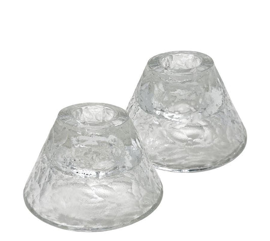 Pair of Vintage Luminarc France Candle Holders