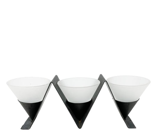 Vintage Post Modern Cone Candle Holder