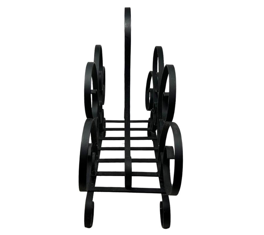 Vintage Spanish Revival Wrought Iron Magazine Rack