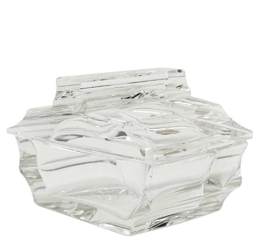 Vintage Hand Cut Crystal Box
