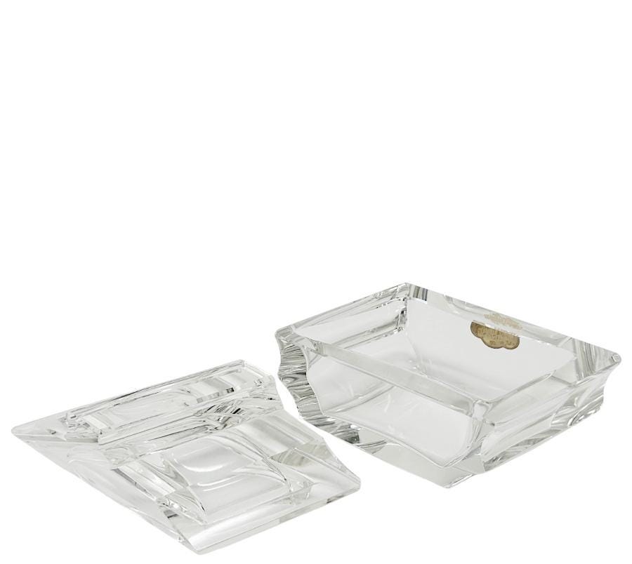 Vintage Hand Cut Crystal Box