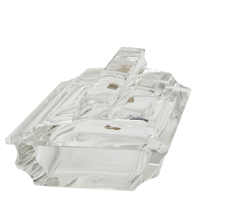 Vintage Hand Cut Crystal Box