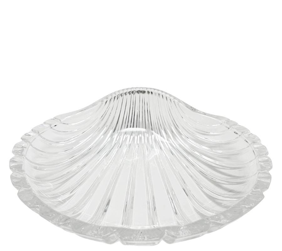 Vintage Crystal Shell Bowl