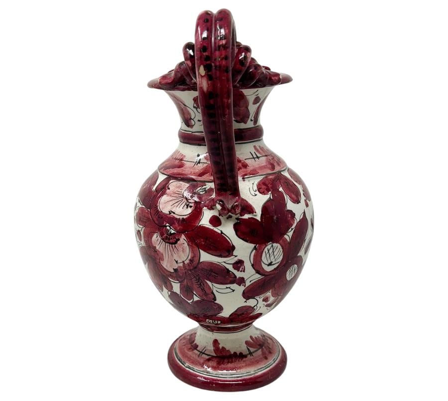 Vintage Distressed Italian Painted Urn
