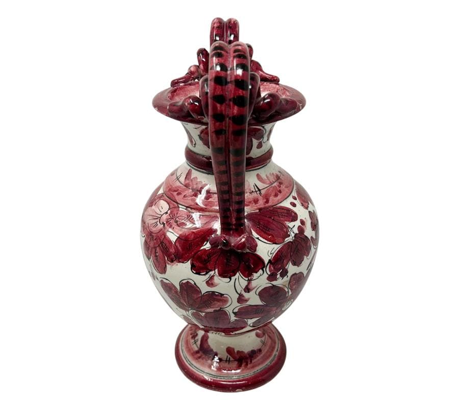 Vintage Distressed Italian Painted Urn