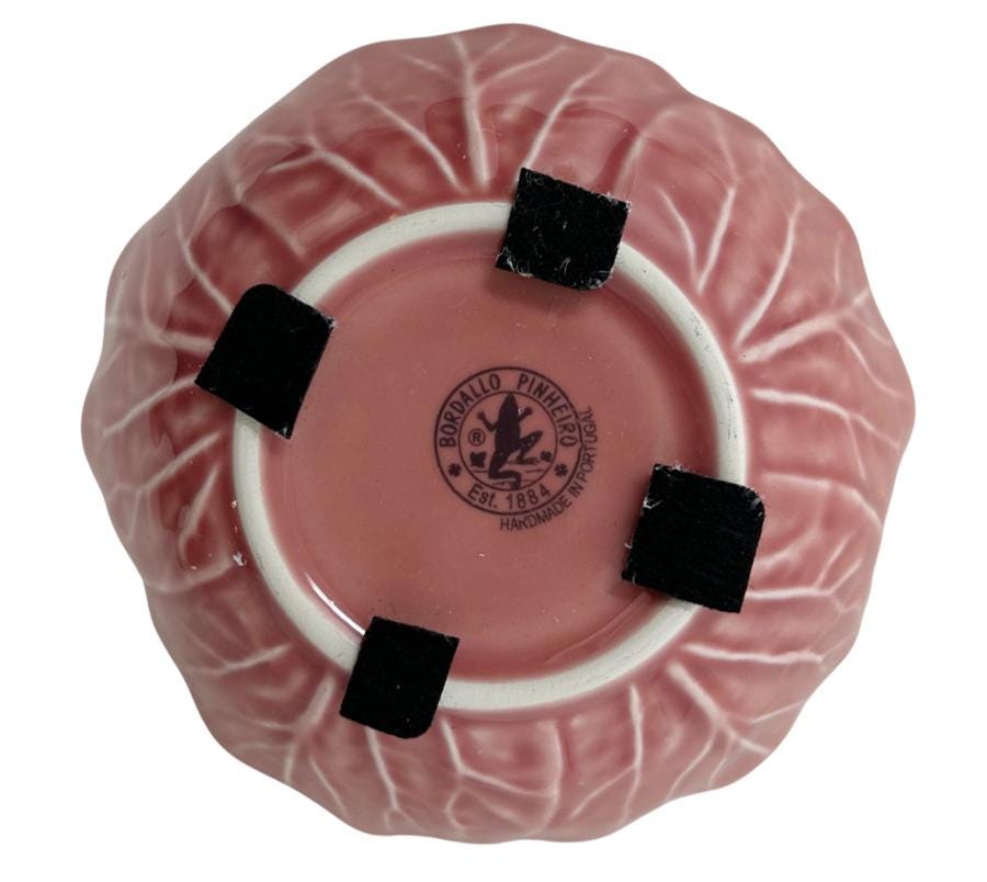 Portuguese Pink Cabbage Catchall