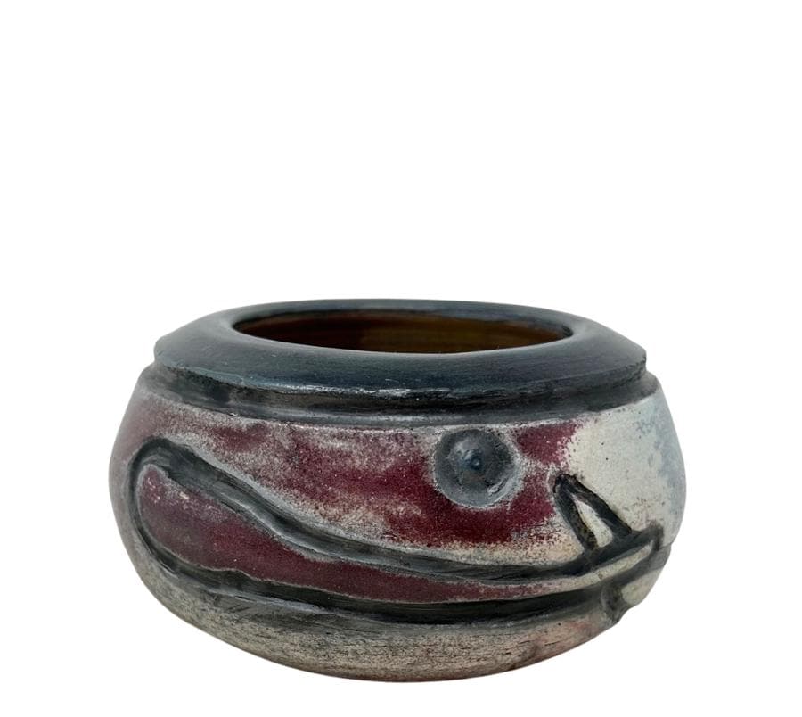 Vintage Raku Pot