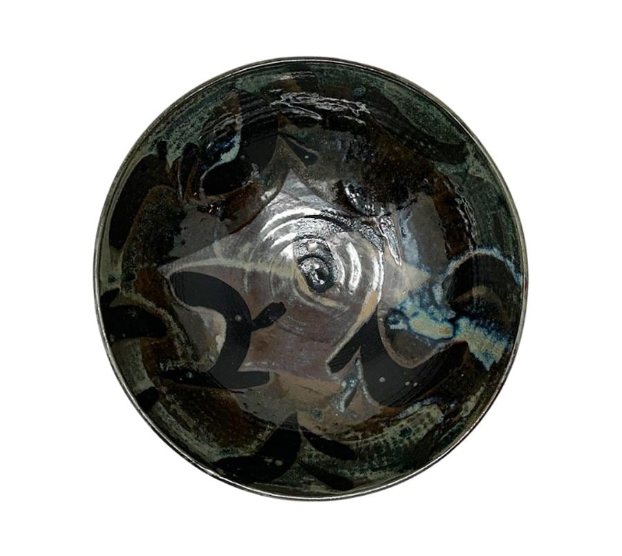 Vintage Glazed Studio Pottery Bowl