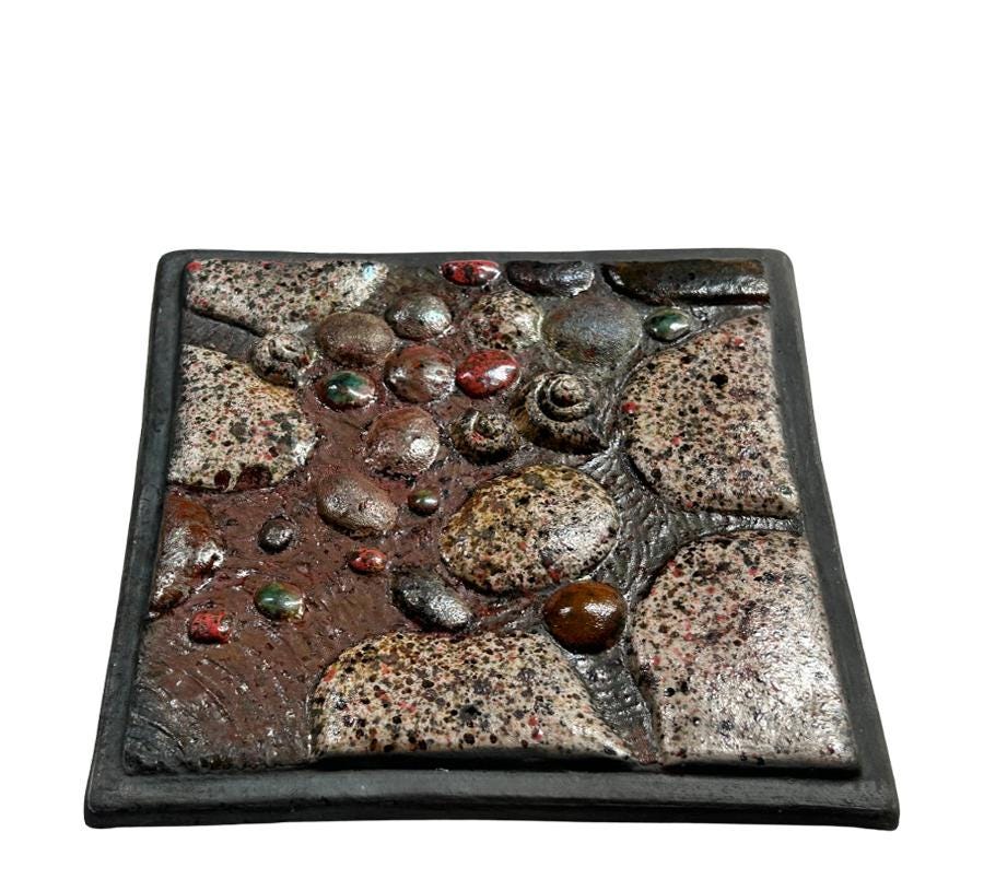 Vintage Studio Ceramic Tile Wall Hanging